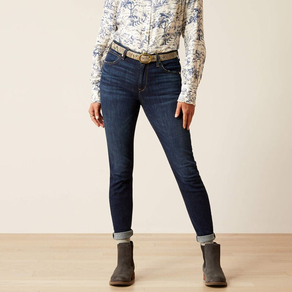Ariat Womens High Rise Bridle Skinny Jean