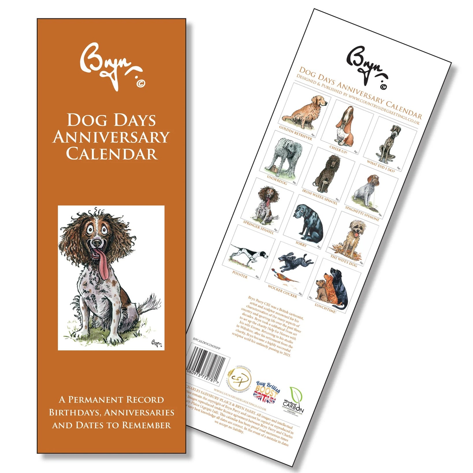 Dog Days Anniversary Calendar - Bryn Parry