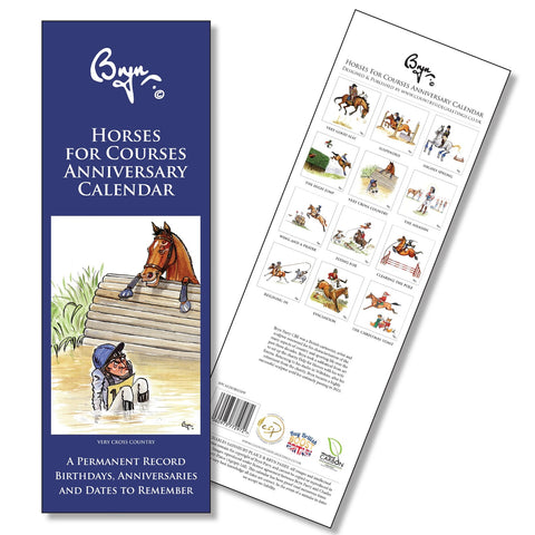 Horses for Courses Anniversary Calendar - Bryn Parry