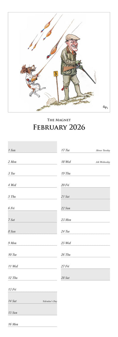 Shooting Calendar 2026 - Bryn Parry