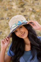 Pachamama Beachcomber Hemp/Cotton Hat Sea