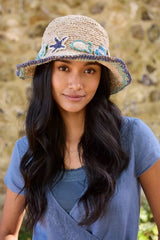 Pachamama Beachcomber Hemp/Cotton Hat Sea