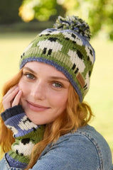 Pachamama Bobble Beanie - Flock of Sheep