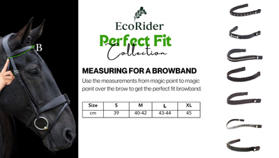 EcoRider Perfect Fit Snaffle Browband
