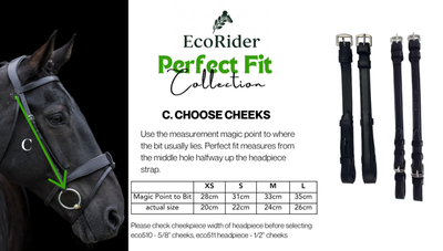 EcoRider Perfect Fit Cheekpieces