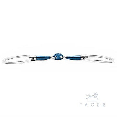 Fager Claudia Sweet Iron Bit - Fixed & Loose Ring