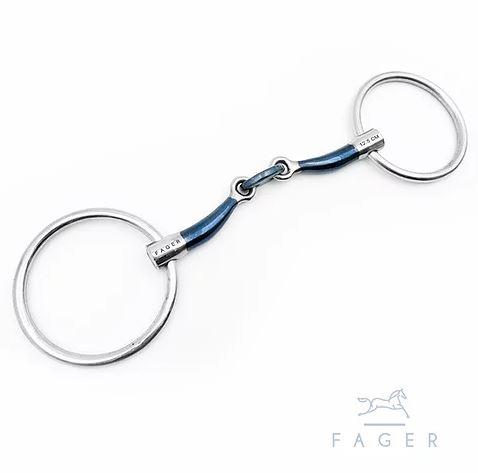 Fager Claudia Sweet Iron Bit - Fixed & Loose Ring