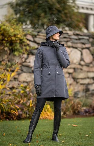 Stierna Cloud Rain Parka -  Ebony