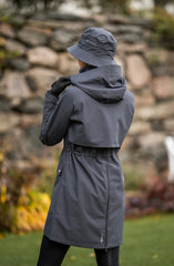Stierna Cloud Rain Parka -  Ebony