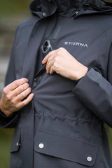 Stierna Cloud Rain Parka -  Ebony