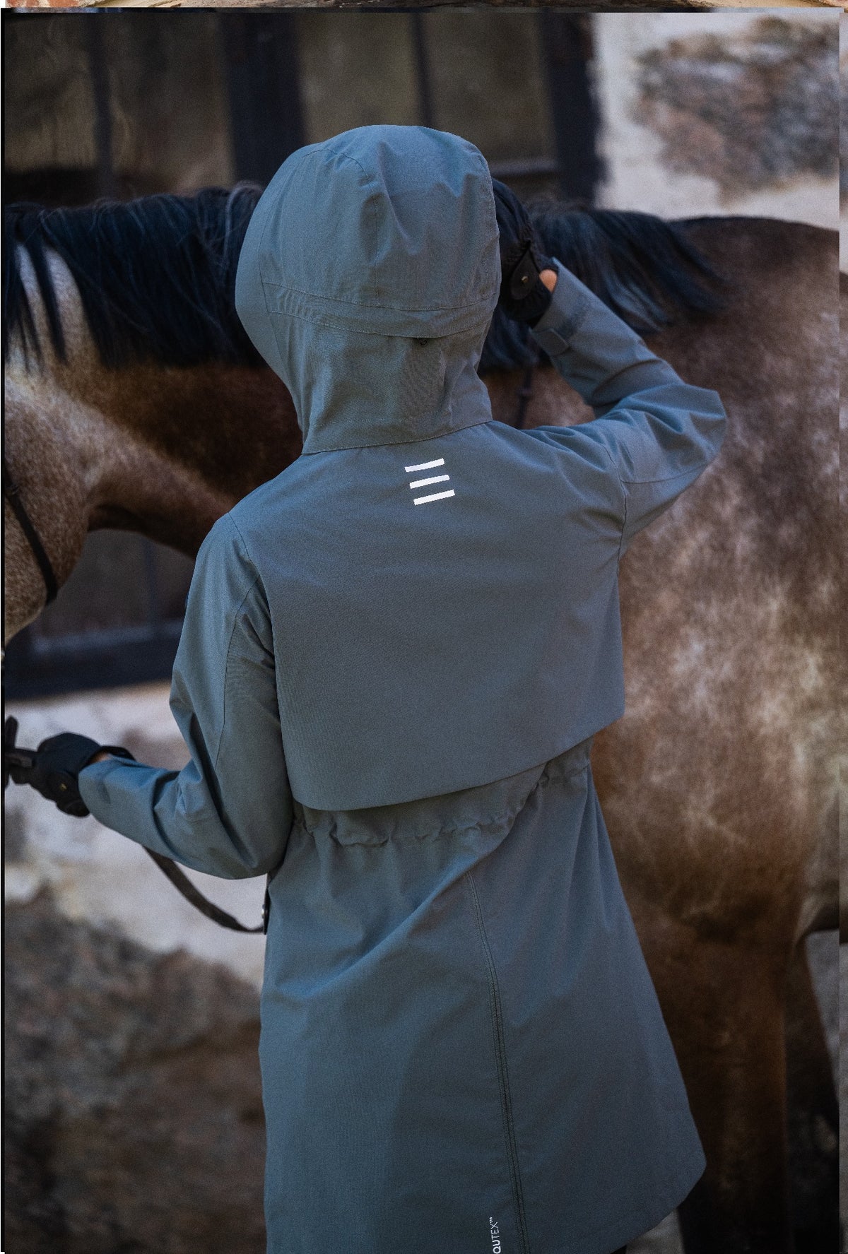 Stierna Cloud Rain Parka - Sage