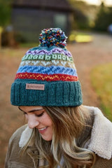Pachamama Elveden Roll Back Bobble Beanie