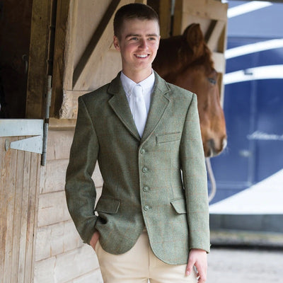 Equetech Boys Claydon Tweed Riding Jacket