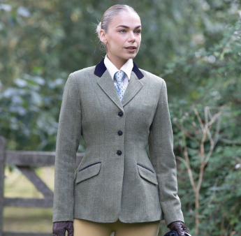 Equetech Thornborough Deluxe Ladies Tweed Show Jacket