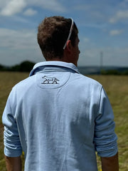 Wolf London Unisex Blue Minchinhampton French Terry Quarter Zip