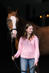Wolf London Unisex Pink Minchinhampton French Terry Quarter Zip