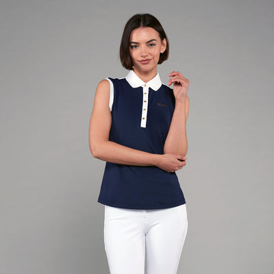 Toggi Haymarket Sleeveless Polo Shirt