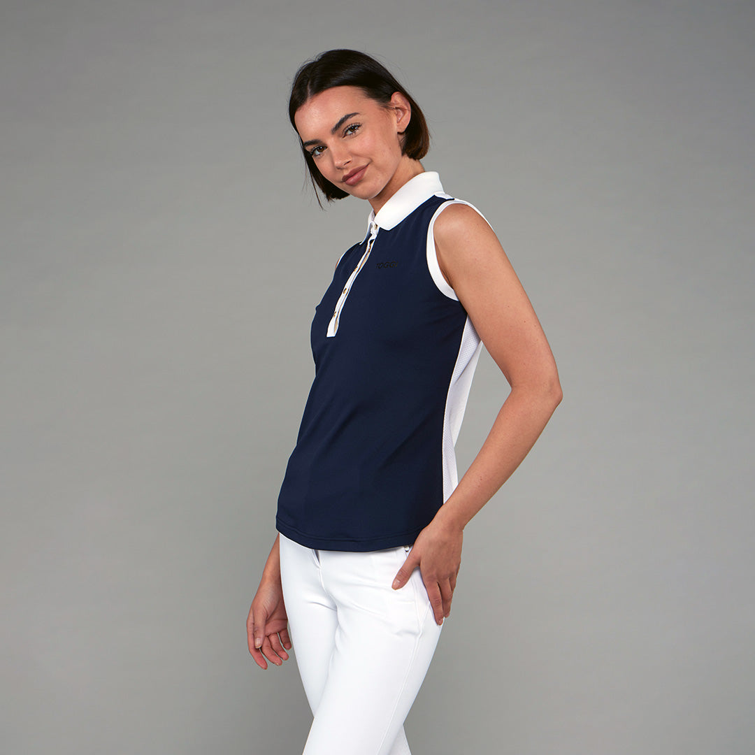 Toggi Haymarket Sleeveless Polo Shirt