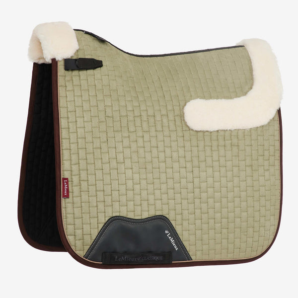 LeMieux Merino+ Suede Dressage Square