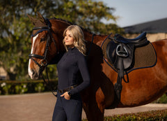 LeMieux Suede Close Contact Square - Seasonal Collections