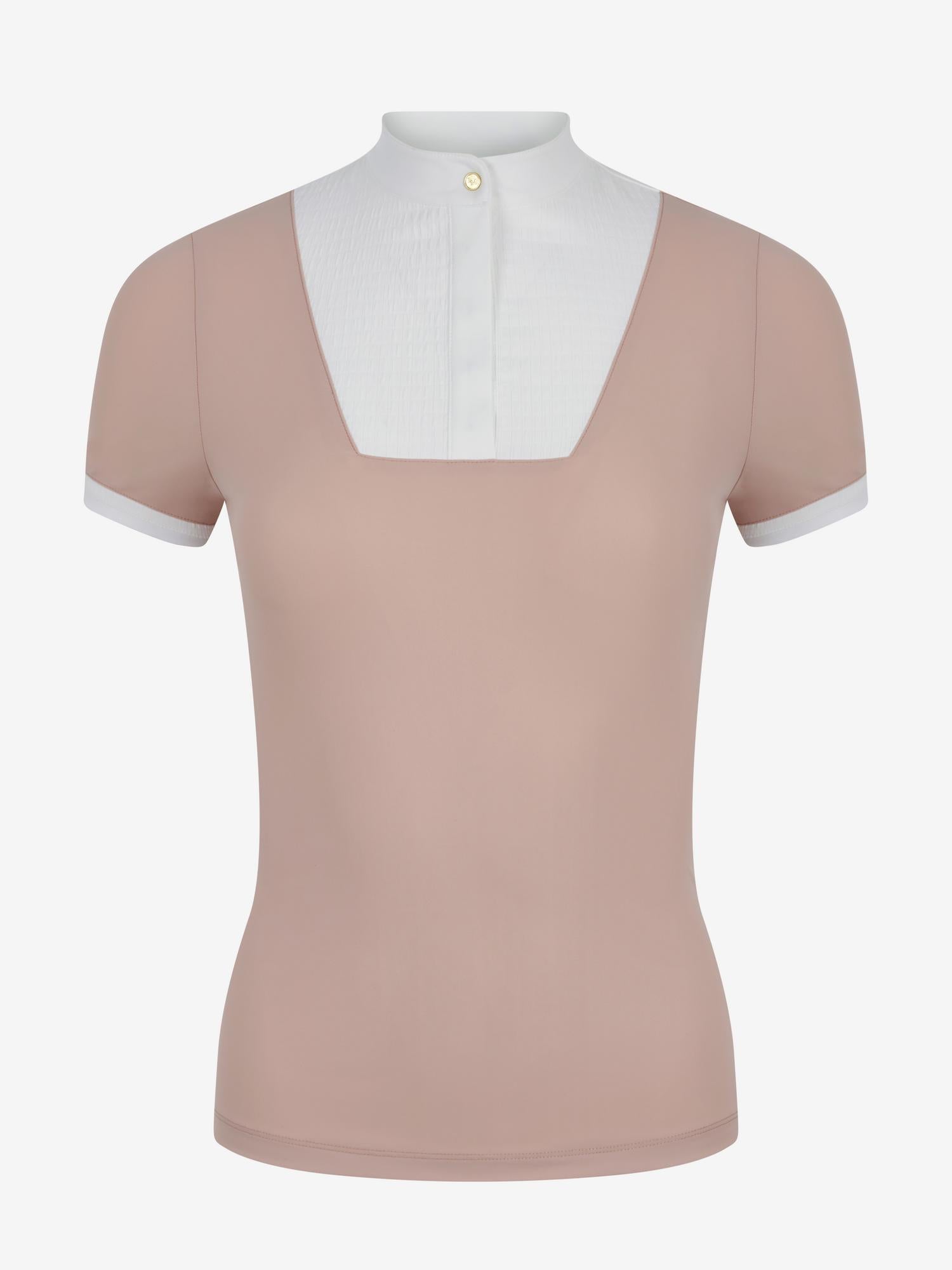 LeMieux Sophia Short Sleeve Pleated Show Shirt