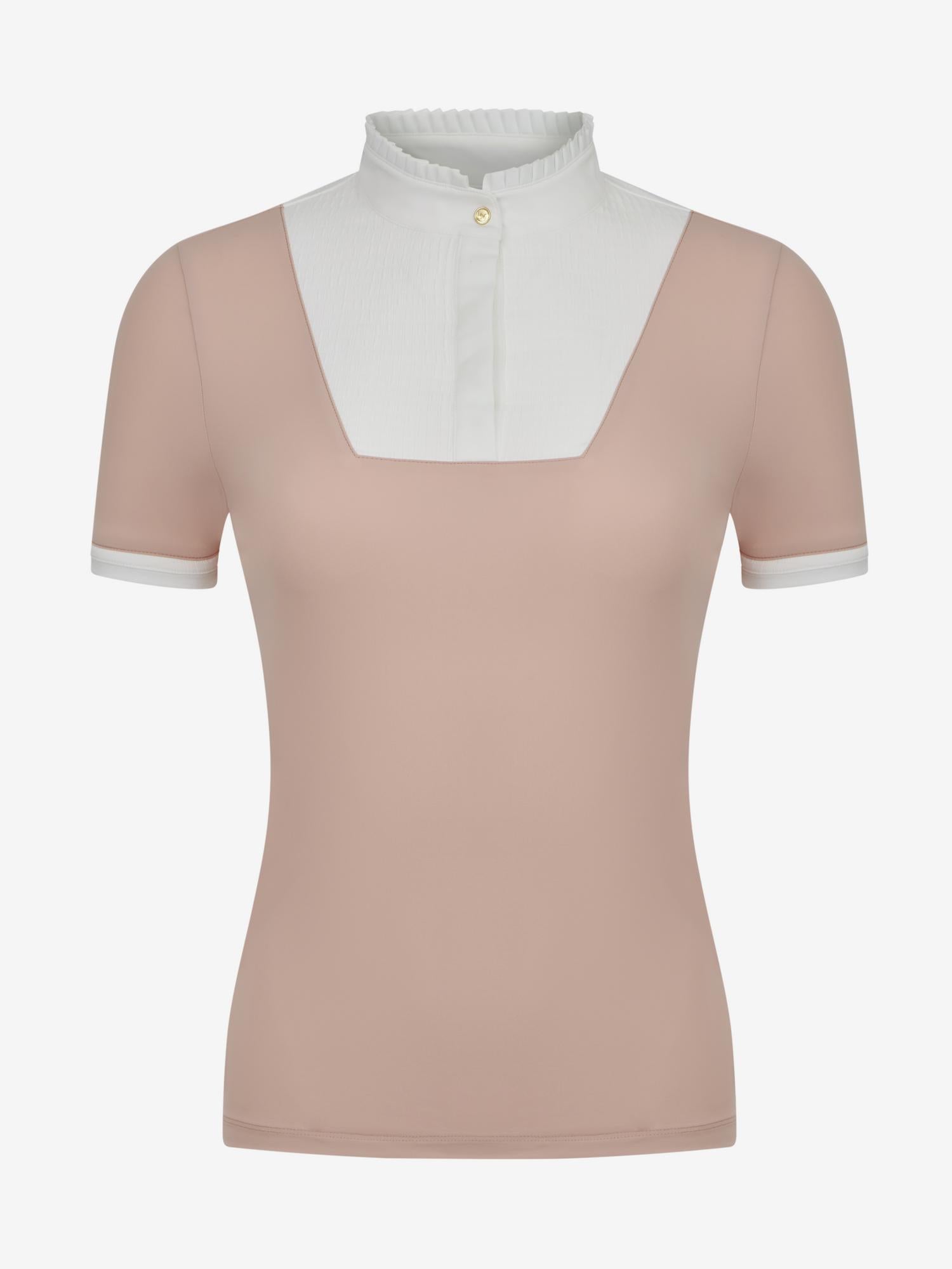 LeMieux Sophia Short Sleeve Pleated Show Shirt