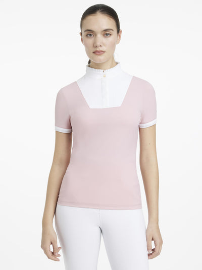 LeMieux Sophia Short Sleeve Pleated Show Shirt