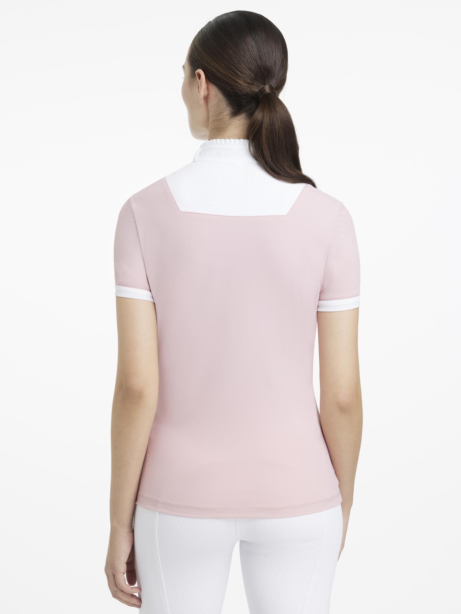 LeMieux Sophia Short Sleeve Pleated Show Shirt