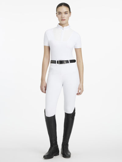 LeMieux Sophia Short Sleeve Pleated Show Shirt