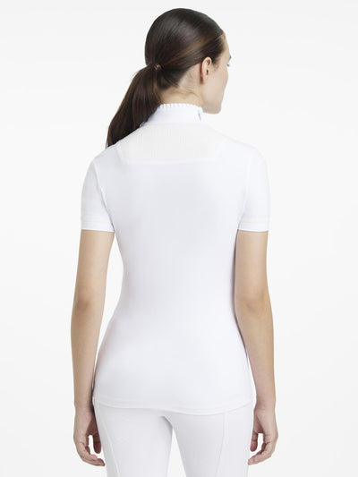 LeMieux Sophia Short Sleeve Pleated Show Shirt
