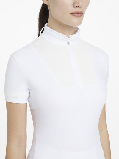LeMieux Sophia Short Sleeve Pleated Show Shirt