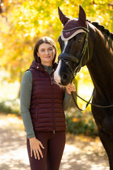 LeMieux Rose Hooded Puffer Gilet