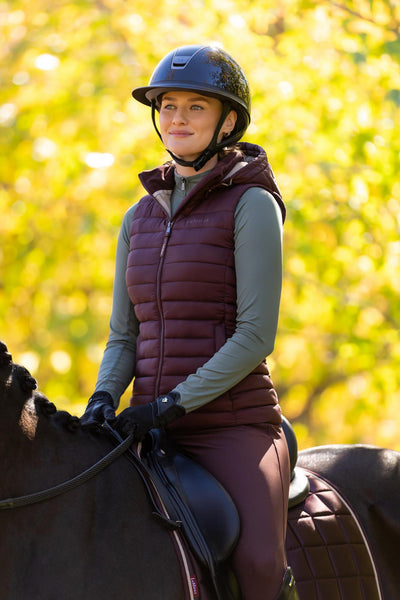 LeMieux Rose Hooded Puffer Gilet