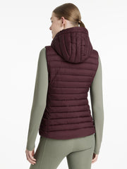 LeMieux Rose Hooded Puffer Gilet