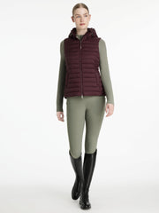 LeMieux Rose Hooded Puffer Gilet
