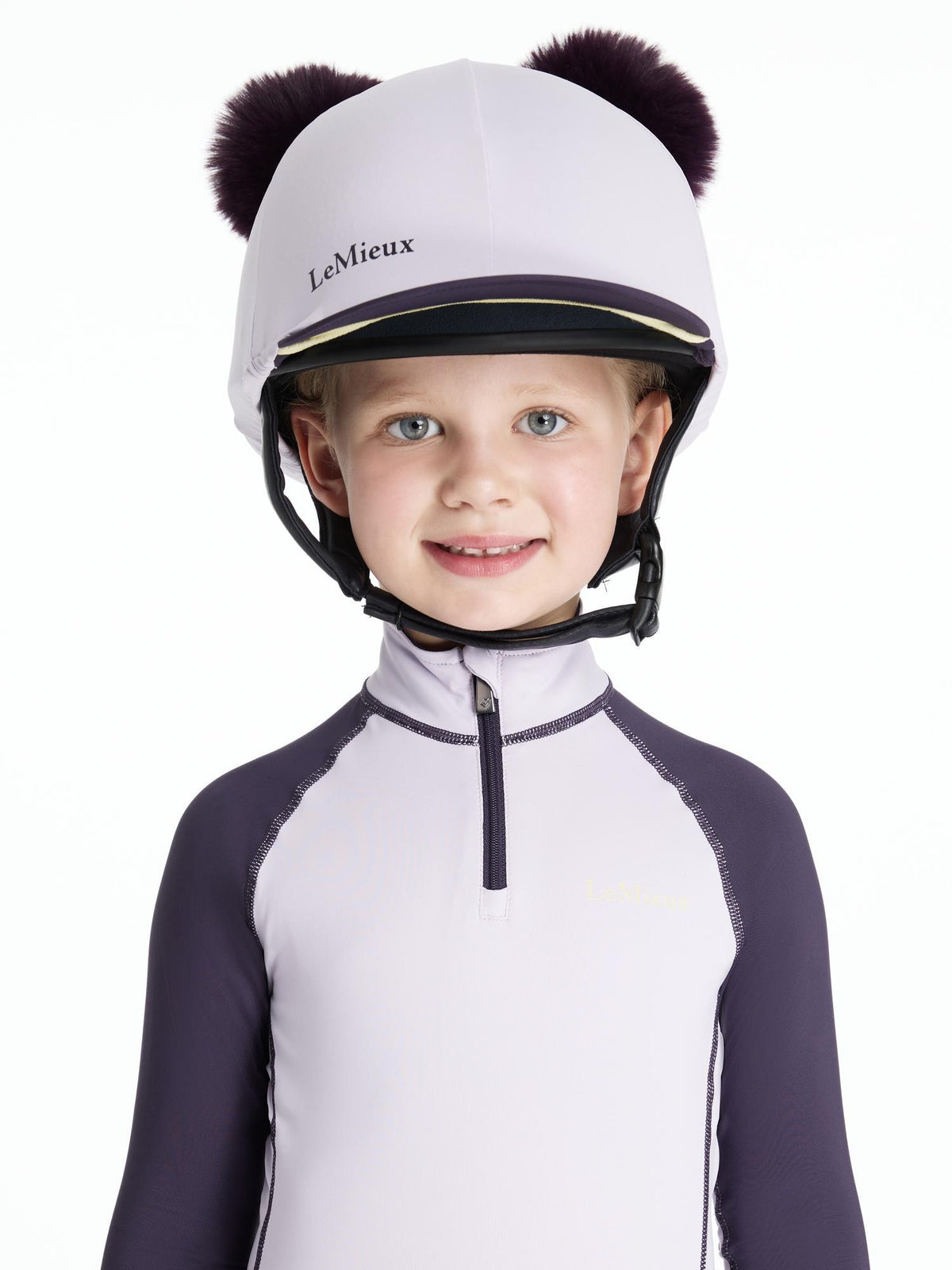 LeMieux Mini Double Pom Hat Silk