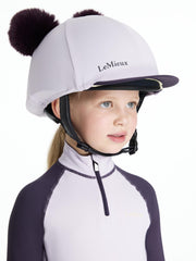 LeMieux Mini Double Pom Hat Silk
