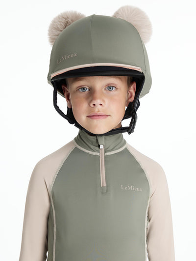 LeMieux Mini Double Pom Hat Silk