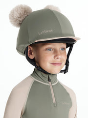 LeMieux Mini Double Pom Hat Silk