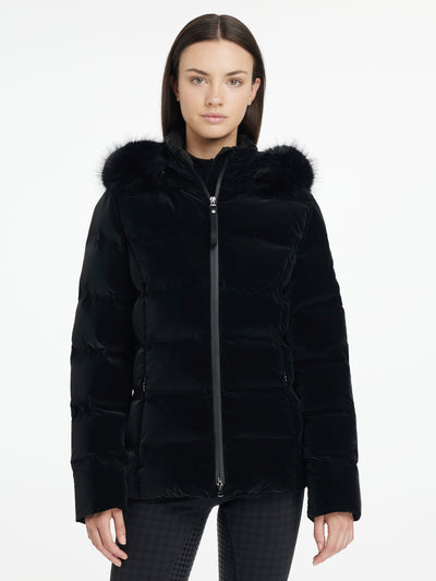 LeMieux Aspen Houndstooth Puffer Jacket