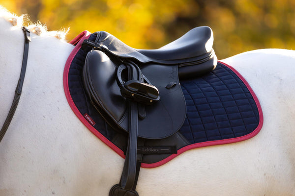 LeMieux Suede Close Contact Square - Seasonal Collections