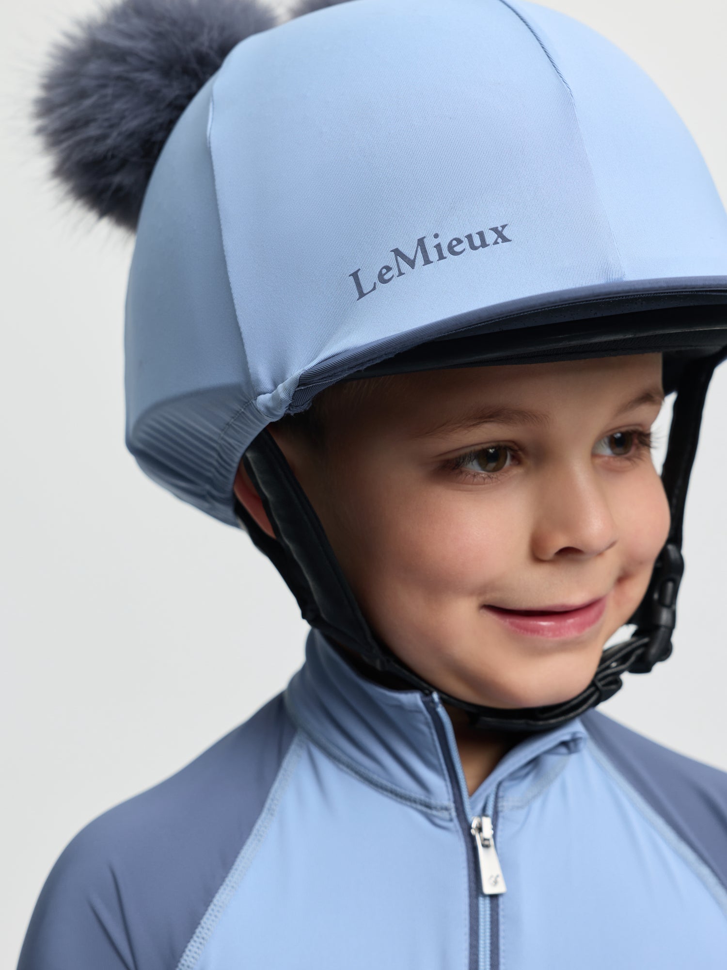 LeMieux Mini Double Pom Hat Silk