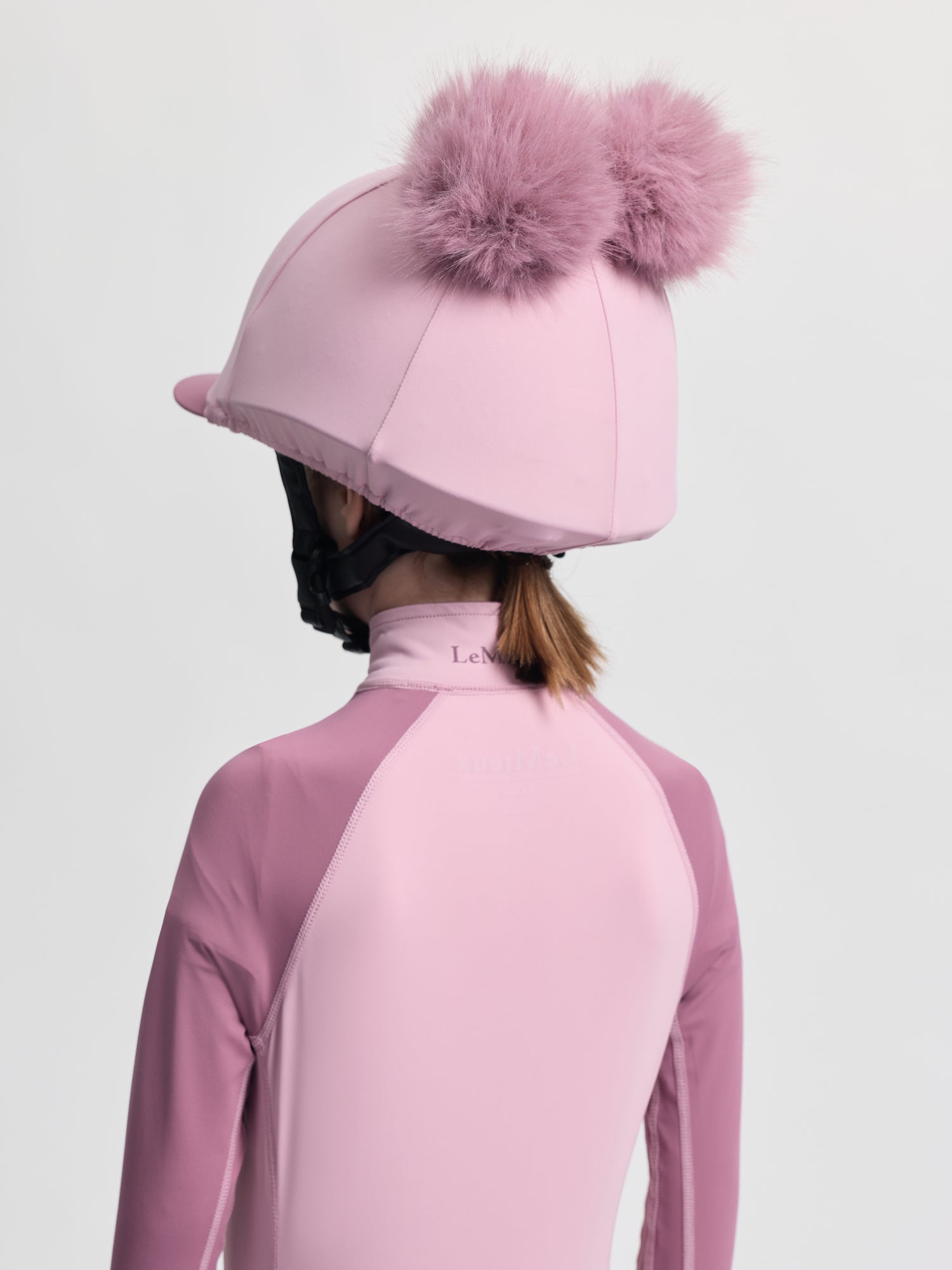 LeMieux Mini Double Pom Hat Silk