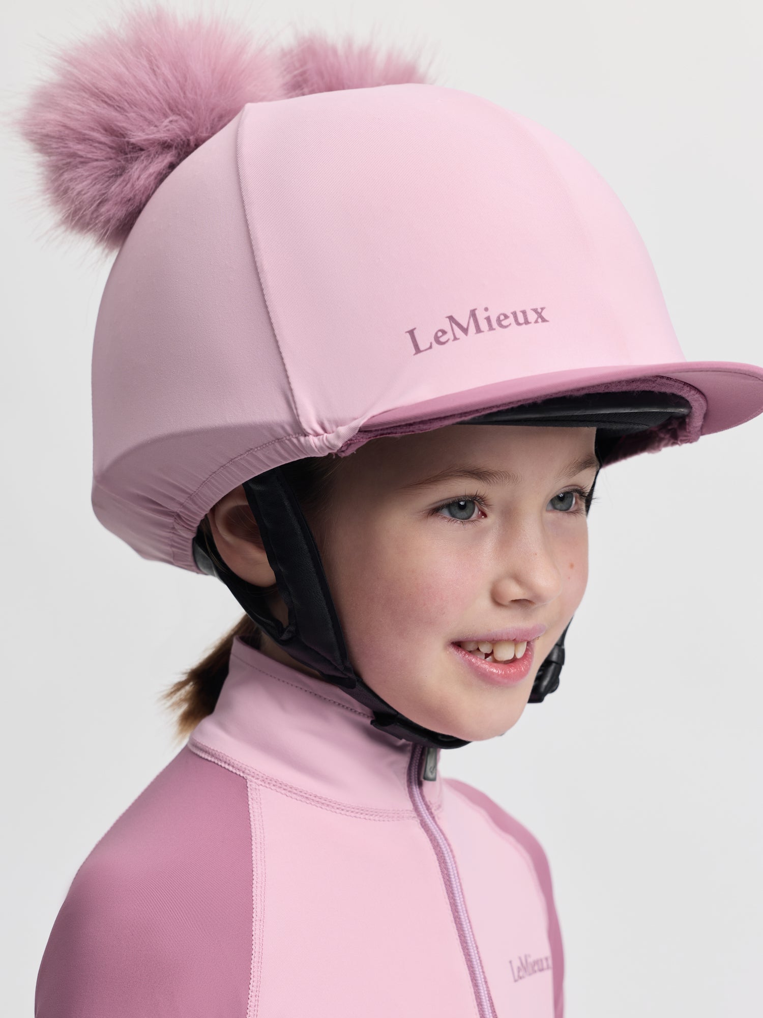 LeMieux Mini Double Pom Hat Silk