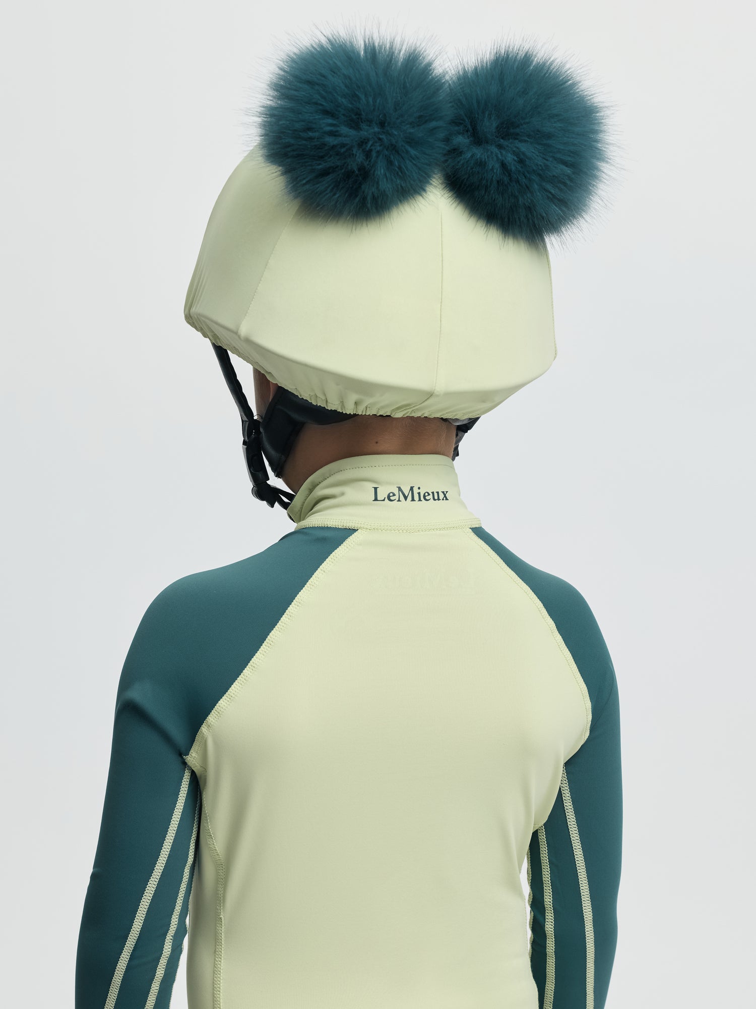 LeMieux Mini Double Pom Hat Silk