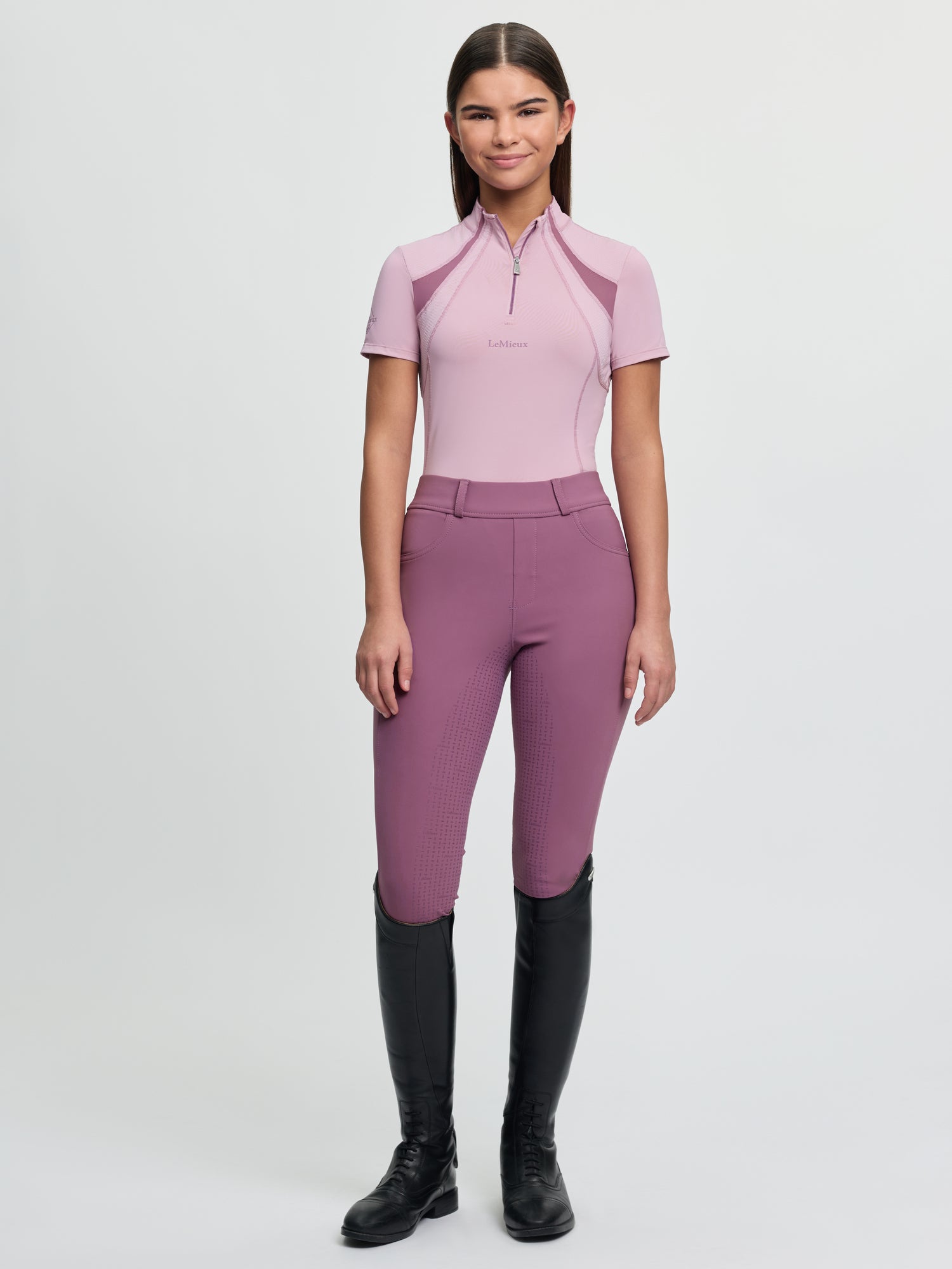 LeMieux Young Rider Short Sleeve Mia Mesh Base Layer