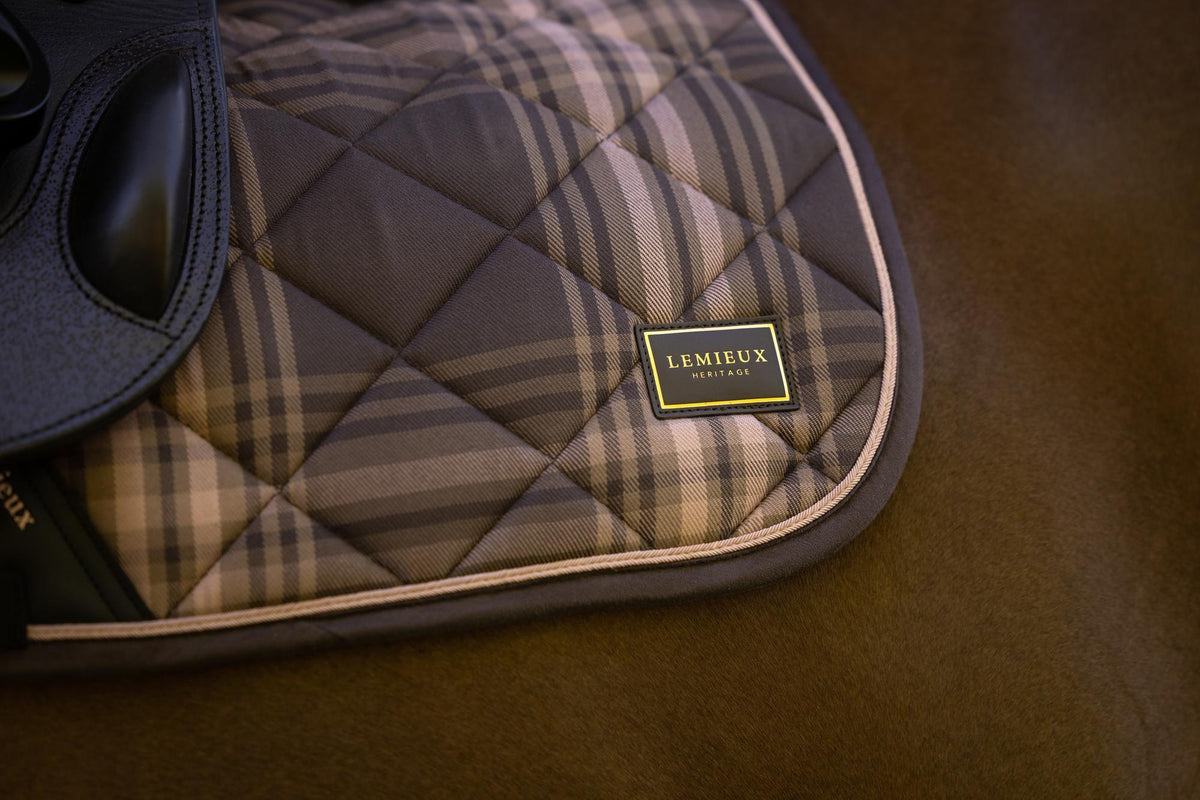 LeMieux Heritage Check Jump Square
