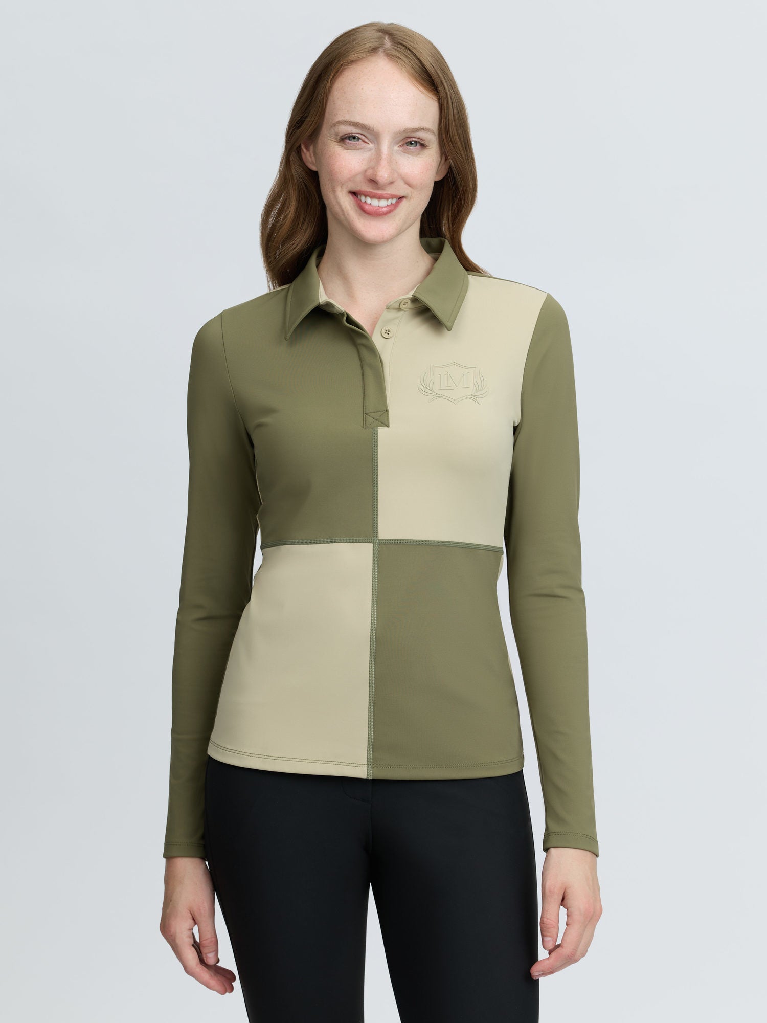 LeMieux Harlequin Rugby Shirt Base Layer
