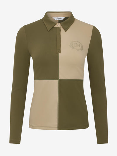 LeMieux Harlequin Rugby Shirt Base Layer