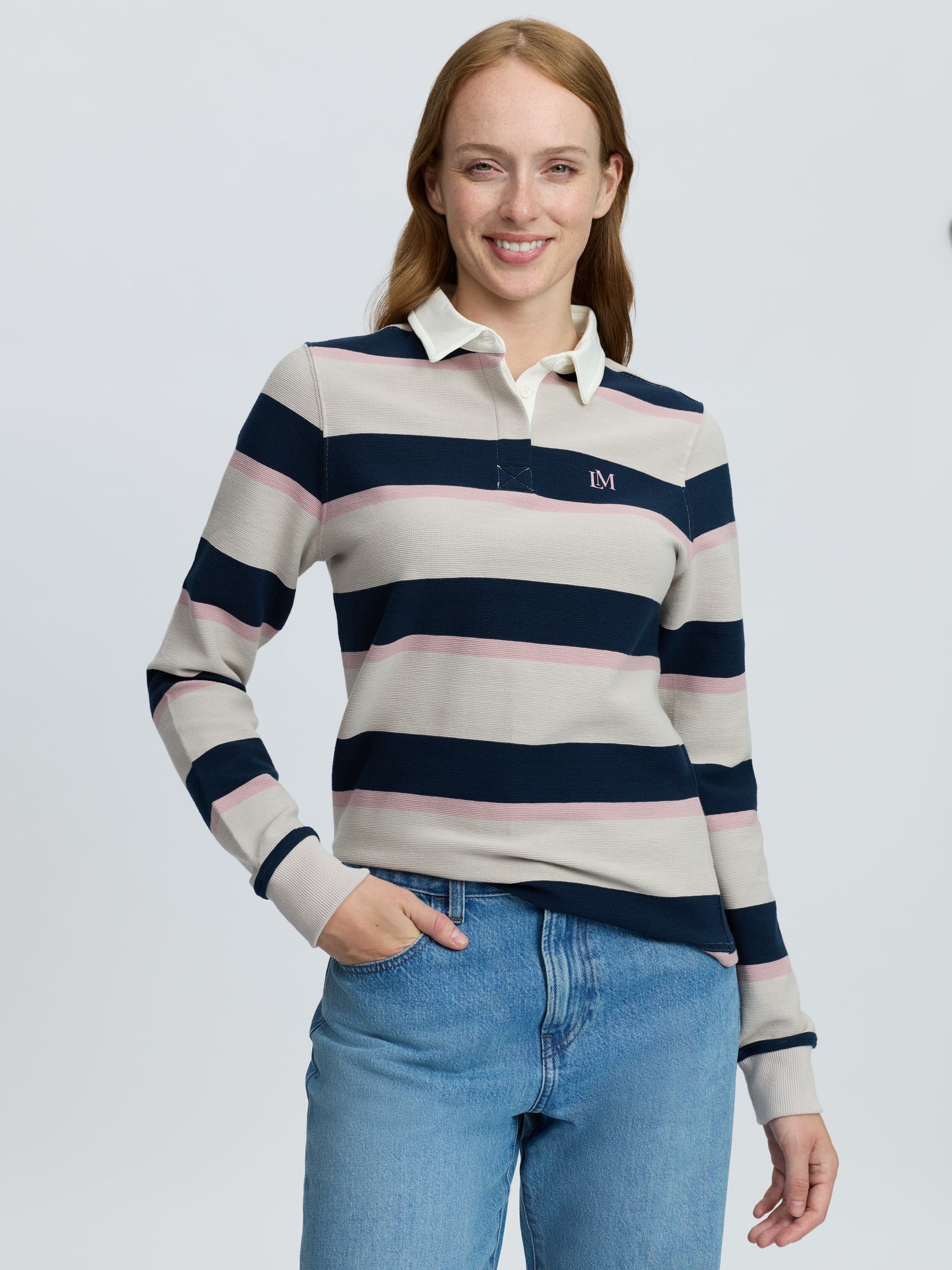LeMieux Sloane Stripe Rugby Shirt